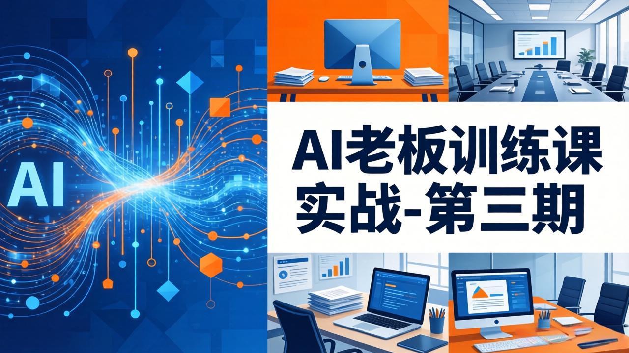 AI老板训练课实战-第三期：AI+内容应用落地教学，从0到1打通AI变现完整路径客创社区-专注互联网轻资产资源整合与分享客创社区-专注互联网轻资产资源整合与分享