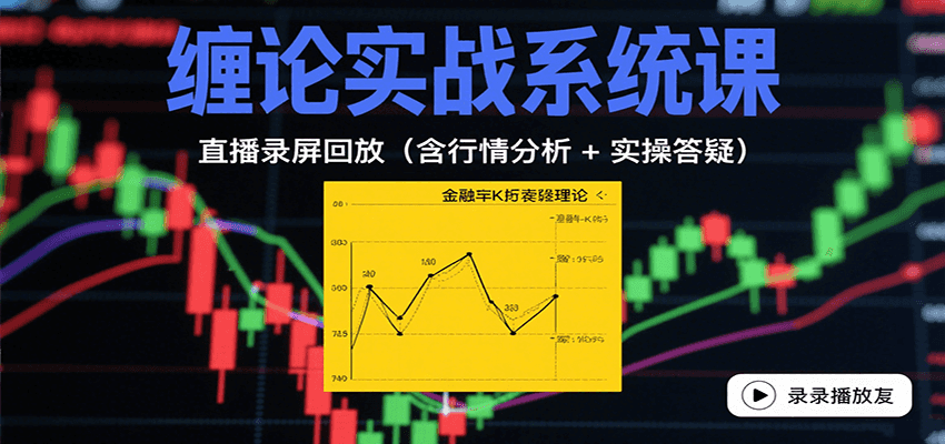 缠论实战系统课：直播录屏回放(含行情分析 + 实操答疑(更新8月)-客创社 - 专注互联网轻资产创业及网络项目资源整合与分享客创社-免费且强大的项目分享网站！