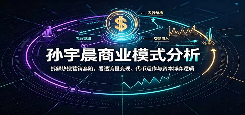 孙宇晨商业模式分析:拆解热搜营销套路,看透流量变现、代币运作与资本博弈逻辑星享资源网星享资源网