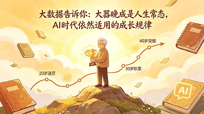 付费文章：大数据告诉你：大器晚成是人生常态，AI 时代依然适用的成长规律客创社区-专注互联网轻资产资源整合与分享客创社区-专注互联网轻资产资源整合与分享