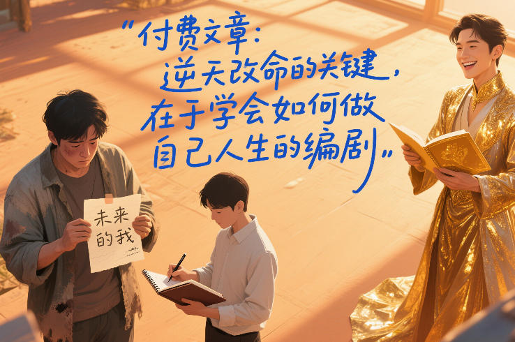 付费文章：逆天改命的关键，在于学会如何做自己人生的编剧客创社区-专注互联网轻资产资源整合与分享客创社区-专注互联网轻资产资源整合与分享