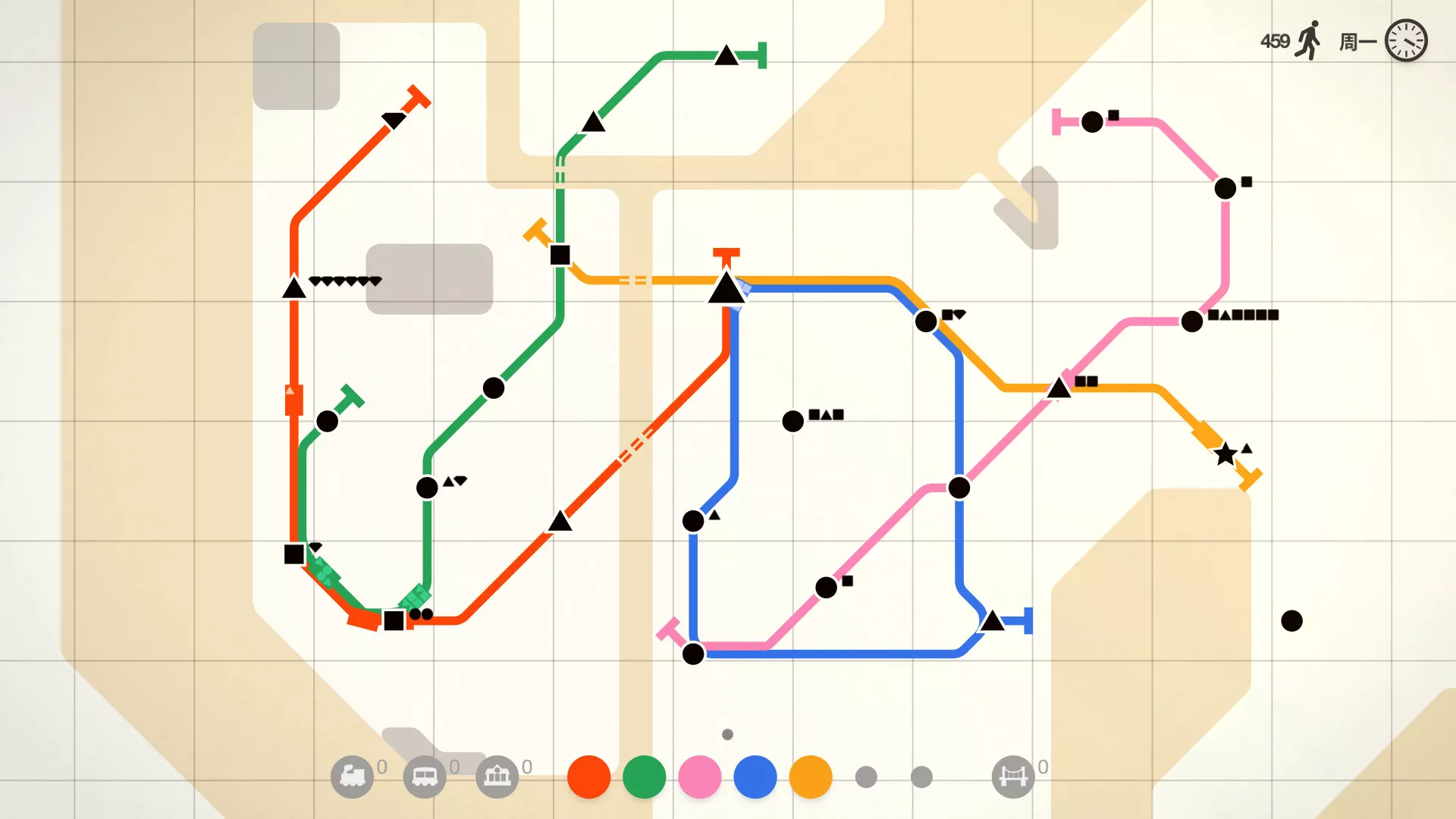 迷你地铁/迷你都市/模拟地铁/Mini Metro 版本更新