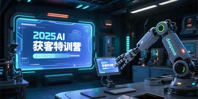 （15289期）2025AI获客特训营，AI图文视频全制作，deepseek工具实操教学-客创社 - 专注互联网轻资产创业及网络项目资源整合与分享客创社-免费且强大的项目分享网站！