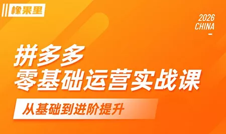 仙道电商·拼多多零基础运营实战课客创社区-专注互联网轻资产资源整合与分享客创社区-专注互联网轻资产资源整合与分享