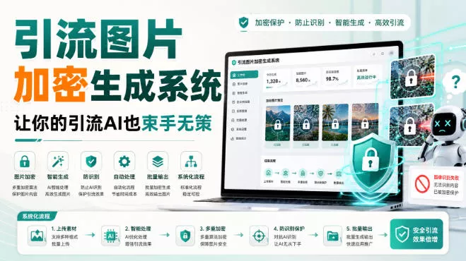 引流图片加密生成系统，让你的引流AI也束手无策星享资源网星享资源网
