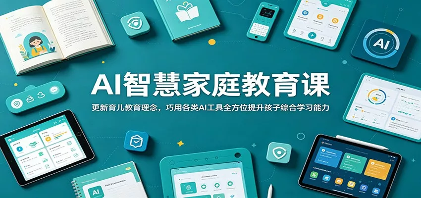 AI智慧家庭教育课：更新育儿教育理念，巧用各类AI工具全方位提升孩子综合学习能力客创社区-专注互联网轻资产资源整合与分享客创社区-专注互联网轻资产资源整合与分享