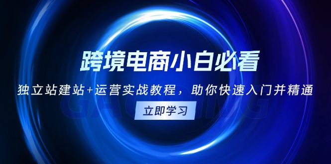 跨境电商小白必看！独立站建站+运营实战教程，助你快速入门并精通-客创社 - 专注互联网轻资产创业及网络项目资源整合与分享客创社-免费且强大的项目分享网站！