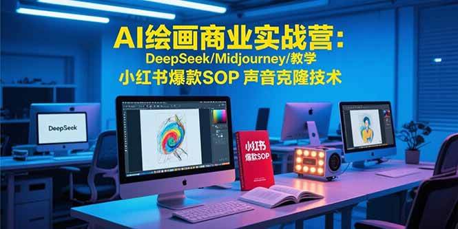 （15460期）AI绘画商业实战营：DeepSeek/Midjourney/教学 小红书爆款SOP 声音克隆技术-客创社 - 专注互联网轻资产创业及网络项目资源整合与分享客创社-免费且强大的项目分享网站！
