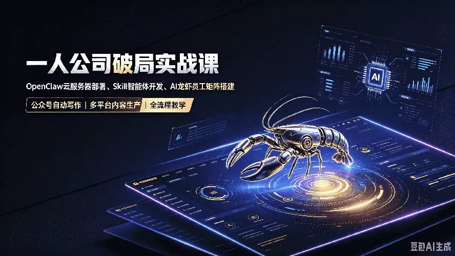 一人公司破局实战课｜OpenClaw云服务器部署、Skill智能体开发、AI龙虾员工矩阵搭建，公众号自动写作与多平台内容… 《鱼见海科技》-鱼见海资源网-免费PHP网站源码模板,插件软件网创AI智能体资源分享平台！