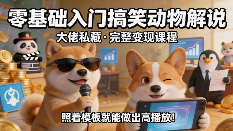 零基础入门搞笑动物解说，大佬私藏完整变现课程，照着模板就能做出高播放创云资源分享 | 创云网创云网创 | 千项创云 | 千项笔记 | 闪电网创 | 资源站网创 | 网创干货基地 | 网创实战教程 | 网创项目大全 | 网创副业项目 | 网创引流技巧 | 网创变现玩法 | 网创零基础入门 | 网创暴利项目 | 网创蓝海项目 | 网创实操手册 | 网创资料合集 | 网创工具分享 | 网创课程资料 | 网创技术教程 | 网创运营攻略 | 网创赚钱秘籍 | 网创被动收入 | 网创轻资产创业 | 网创低成本项目 | 创云资源库 | 创云副业指南 | 创云创业项目 | 创云干货分享 | 创云实战玩法 | 创云引流脚本 | 创云变现教程 | 创云 AI 工具 | 创云无货源 | 创云 C 单玩法 | 闲鱼无货源教程 | 闲鱼倒卖项目 | 闲鱼虚拟产品 | 闲鱼引流技巧 | 闲鱼开店攻略 | 闲鱼爆款选品 | 闲鱼自动发货 | 闲鱼副业赚钱 | 闲鱼 C 单 2.0 | 闲鱼流量玩法 | 小红书起号教程 | 小红书变现玩法 | 小红书引流攻略 | 小红书爆款文案 | 小红书素材库 | 小红书运营技巧 | 小红书虚拟资源 | 小红书带货项目 | 小红书 AI 作图 | 小红书流量密码 | 淘宝无货源开店 | 淘宝蓝海选品 | 淘宝引流技巧 | 淘宝运营教程 | 淘宝虚拟产品 | 淘宝客变现 | 淘宝爆款打造 | 淘宝新店运营 | 淘宝 C 店玩法 | 淘宝副业项目 | AI 网创项目 | AI 变现教程 | AI 文案生成 | AI 作图赚钱 | AI 视频剪辑 | AI 工具合集 | AI 自动化运营 | AI 虚拟产品 | AI 副业赚钱 | AI 引流脚本 | C 单 2.0 教程 | C 单实战玩法 | C 单引流技巧 | C 单变现攻略 | C 单项目资料 | C 单零基础教学 | C 单暴利玩法 | C 单自动脚本 | C 单流量玩法 | C 单副业项目 | 无货源电商教程 | 无货源选品技巧 | 无货源开店攻略 | 无货源虚拟项目 | 无货源自动发货 | 无货源爆款玩法 | 无货源副业赚钱 | 无货源运营手册 | 无货源工具合集 | 无货源蓝海项目 | 虚拟资源项目 | 虚拟产品变现 | 虚拟资料合集 | 虚拟产品开店 | 虚拟资源引流 | 虚拟产品教程 | 虚拟资源倒卖 | 虚拟产品暴利 | 虚拟资源自动 | 虚拟副业项目 | 副业赚钱项目 | 副业零基础入门 | 副业实操教程 | 副业变现攻略 | 副业引流技巧 | 副业工具合集 | 副业资料大全 | 副业轻资产 | 副业被动收入 | 副业暴利玩法 | 网络创业项目 | 网络赚钱教程 | 网络引流技巧 | 网络变现玩法 | 网络运营攻略 | 网络干货基地 | 网络实战手册 | 网络工具分享 | 网络课程资料 | 网络蓝海项目 | 短视频变现 | 短视频引流 | 短视频教程 | 短视频素材库 | 短视频运营 | 短视频带货 | 短视频脚本 | 短视频爆款 | 短视频 AI 剪辑 | 短视频副业 | 自媒体变现 | 自媒体起号 | 自媒体运营 | 自媒体文案 | 自媒体素材 | 自媒体引流 | 自媒体教程 | 自媒体副业 | 自媒体工具 | 自媒体干货 | 电商运营教程 | 电商引流技巧 | 电商变现玩法 | 电商选品攻略 | 电商工具合集 | 电商开店教程 | 电商爆款打造 | 电商虚拟项目 | 电商副业赚钱 | 电商蓝海项目 | 引流技术教程 | 精准引流玩法 | 全自动引流 | 私域引流技巧 | 社群引流攻略 | 短视频引流 | 图文引流教程 | 引流脚本合集 | 引流干货基地 | 引流实战玩法 | 变现技巧大全 | 变现项目合集 | 变现实操教程 | 变现工具分享 | 变现攻略手册 | 暴利变现玩法 | 被动变现项目 | 轻资产变现 | 虚拟变现教程 | 副业变现秘籍 | 千像网创资源 | 千像副业教程 | 千像引流干货 | 闪电网创项目 | 闪电变现玩法 | 闪电副业赚钱 | 资源站网创库 | 资源站副业集 | 资源站引流技 | 资源站变现法创云网创