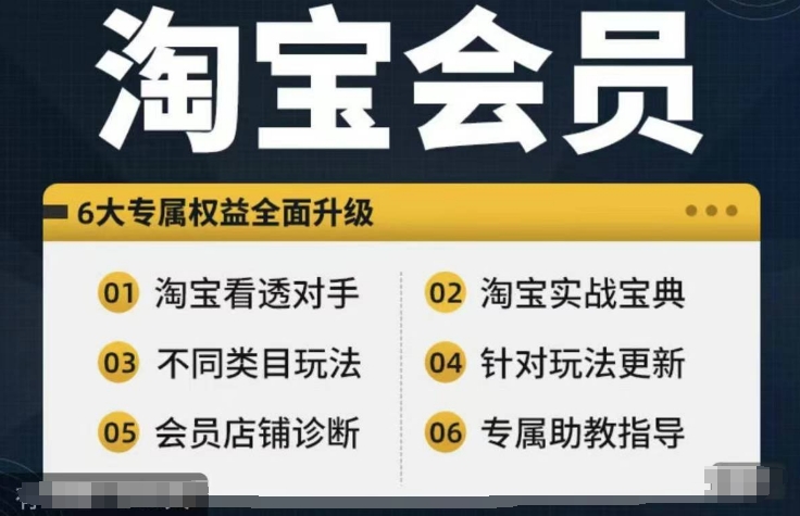淘宝会员【淘宝所有课程，全面分析对手】，初级到高手全系实战宝典客创社 - 专注互联网轻资产创业及网络项目资源整合与分享客创社 - 专注互联网轻资产创业及网络项目资源整合与分享