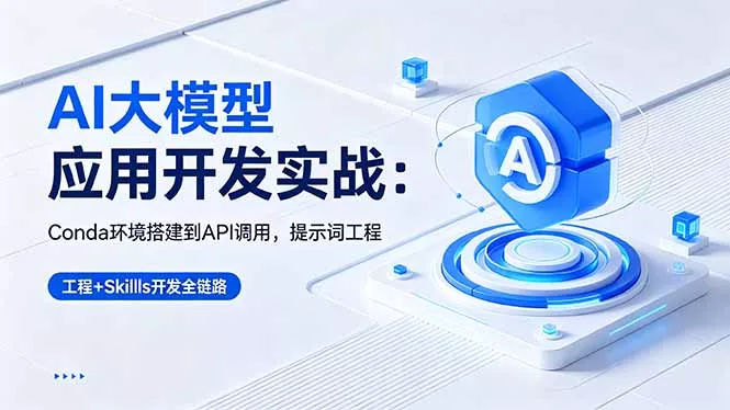 AI 大模型应用开发实战：Conda环境搭建到API调用，提示词工程+Skills开发全链路客创社区-专注互联网轻资产资源整合与分享客创社区-专注互联网轻资产资源整合与分享