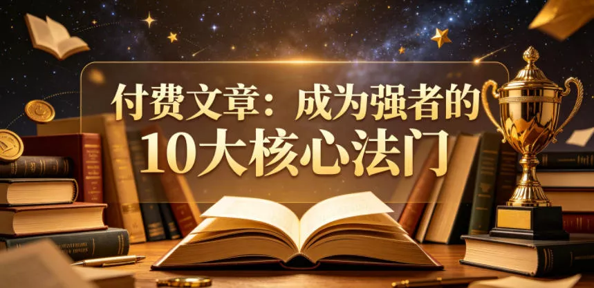 付费文章：成为强者的10大核心法门客创社区-专注互联网轻资产资源整合与分享客创社区-专注互联网轻资产资源整合与分享
