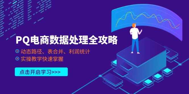 PQ电商数据处理全攻略，动态路径、表合并、利润统计，实操教学快速掌握客创社 - 专注互联网轻资产创业及网络项目资源整合与分享客创社 - 专注互联网轻资产创业及网络项目资源整合与分享