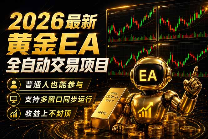 最新黄金EA量化赛道，全程自动执行，多窗口操作直接放大结果客创社区-专注互联网轻资产资源整合与分享客创社区-专注互联网轻资产资源整合与分享