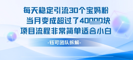 每天稳定引流30个人 当月变成超过了4个W项目流程非常简单适合小白-客创社 - 专注互联网轻资产创业及网络项目资源整合与分享客创社-免费且强大的项目分享网站！