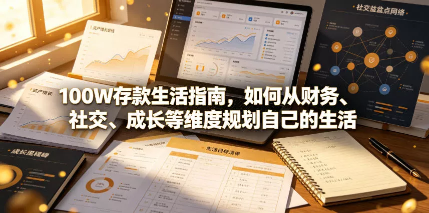 付费文章：100W存款生活指南，如何从财务、社交、成长等维度规划自己的生活客创社区-专注互联网轻资产资源整合与分享客创社区-专注互联网轻资产资源整合与分享
