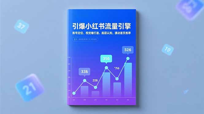 引爆小红书流量引擎，账号定位、视觉锤打造、底层认知，撬动首页推荐中赚AI网_草根零加盟费创业平台_小本副业项目推荐_抖音短视频 / AI 创业教程库项目资源网