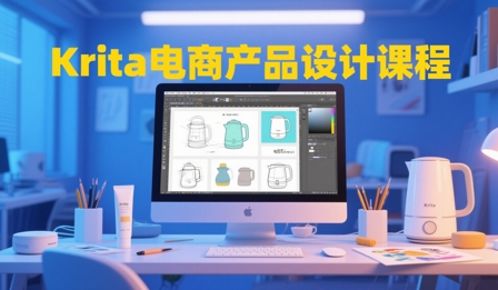 大梦老师·Krita电商产品设计课程-客创社 - 专注互联网轻资产创业及网络项目资源整合与分享客创社-免费且强大的项目分享网站！
