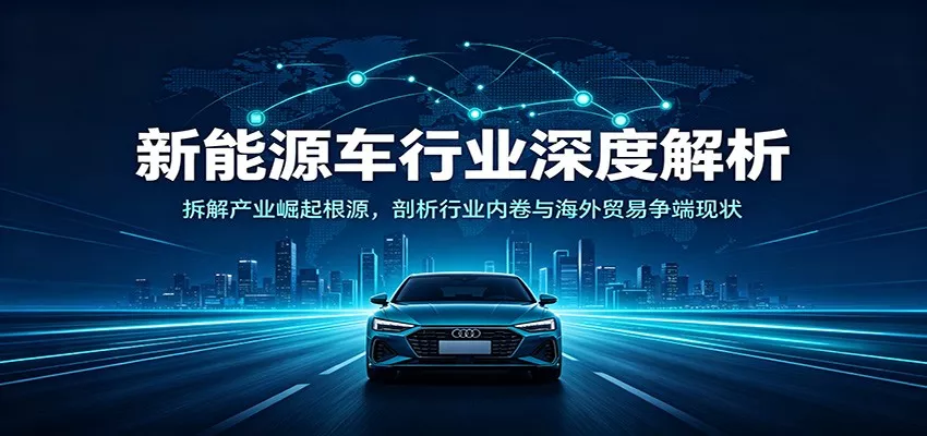新能源车行业深度解析：拆解产业崛起根源，剖析行业内卷与海外贸易争端现状星享资源网星享资源网