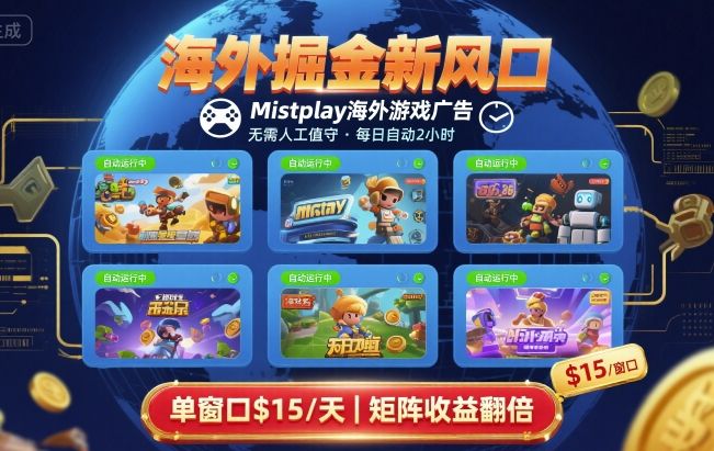 海外掘金新风口，Mistplay海外游戏广告，每日自动运行，单窗口稳入2美刀 ，可矩阵操作【揭秘】-客创社 - 专注互联网轻资产创业及网络项目资源整合与分享客创社-免费且强大的项目分享网站！