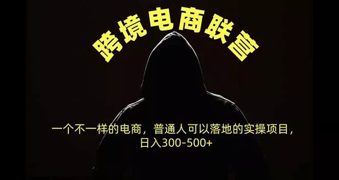 跨境电商联营，一个不一样的电商，普通人可操作日入300-500+-鱼见海资源网-免费PHP网站源码模板,插件软件网创AI智能体资源分享平台！