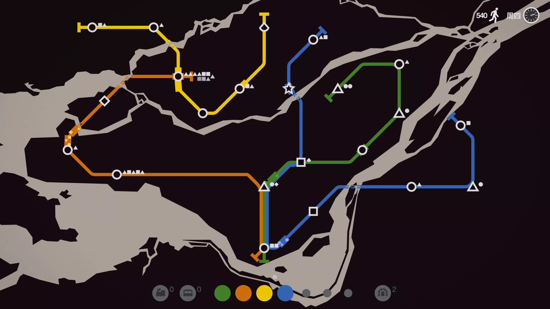 迷你地铁/迷你都市/模拟地铁/Mini Metro 版本更新