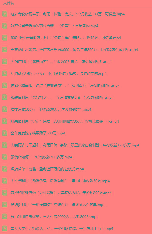 图片[5]客创社 - 专注互联网轻资产创业及网络项目资源整合与分享(9607期)真实有效391套商业模式，年入几十到几百万案例解析(电子书+视频+图文)客创社 - 专注互联网轻资产创业及网络项目资源整合与分享客创社 - 专注互联网轻资产创业及网络项目资源整合与分享