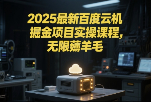 2025最新百度云机掘金项目实操课程单窗口保底5-10元月收益单窗口150+【揭秘】-客创社 - 专注互联网轻资产创业及网络项目资源整合与分享客创社-免费且强大的项目分享网站！