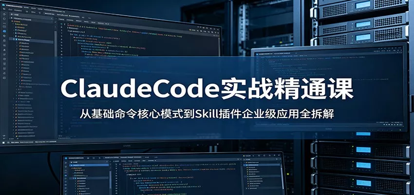 ClaudeCode实战精通课：从基础命令核心模式到Skill插件企业级应用全拆解-鱼见海资源网-免费PHP网站源码模板,插件软件网创AI智能体资源分享平台！