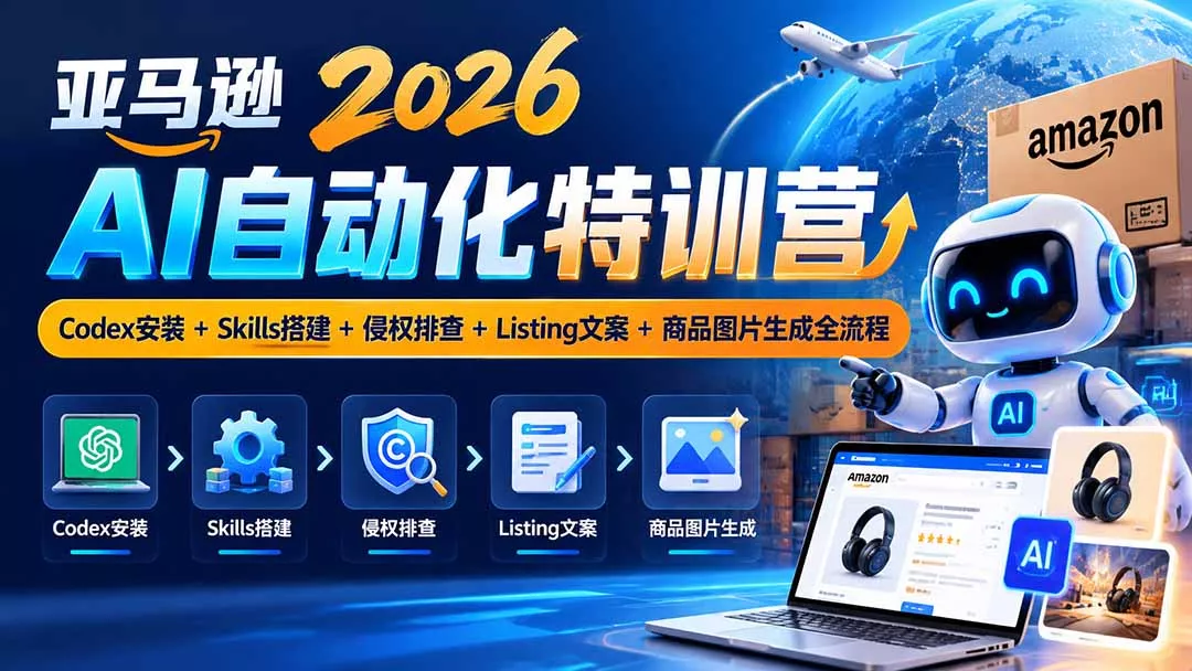 亚马逊2026AI自动化-10月特训营：Codex安装+Skil