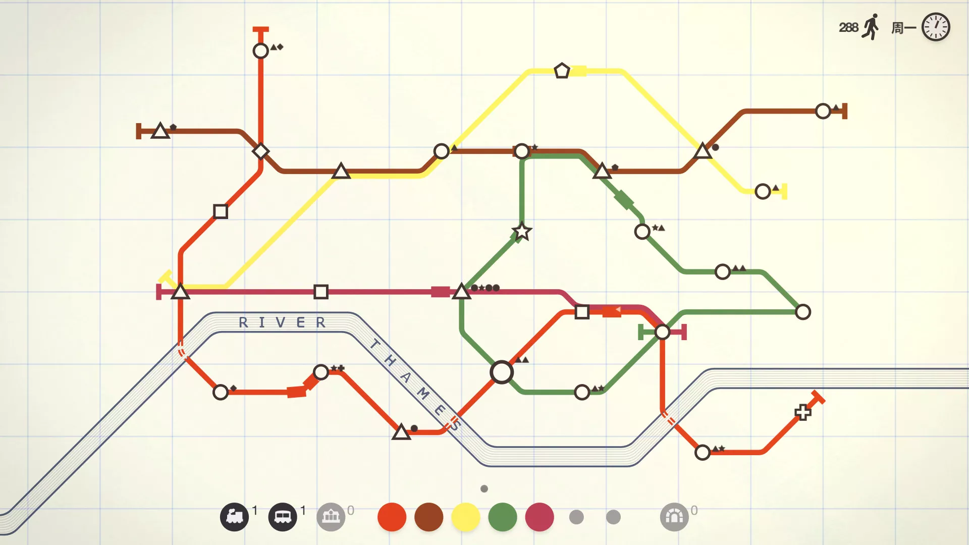 迷你地铁/迷你都市/模拟地铁/Mini Metro 版本更新