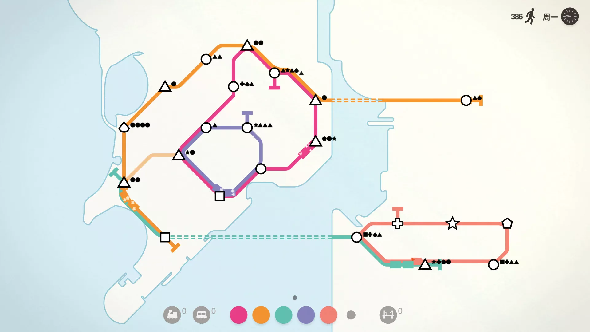 迷你地铁/迷你都市/模拟地铁/Mini Metro 版本更新