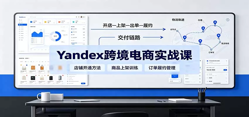 yandex跨境电商实战课:平台入门、开店、物流、选品上架与定价全流程客创社区-专注互联网轻资产资源整合与分享客创社区-专注互联网轻资产资源整合与分享