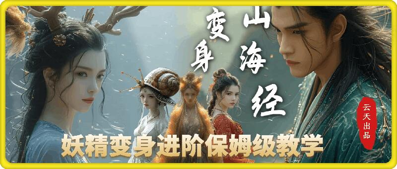 云天AI山海经变身视频教程，妖精变身进阶保姆级教学客创社 - 专注互联网轻资产创业及网络项目资源整合与分享客创社 - 专注互联网轻资产创业及网络项目资源整合与分享