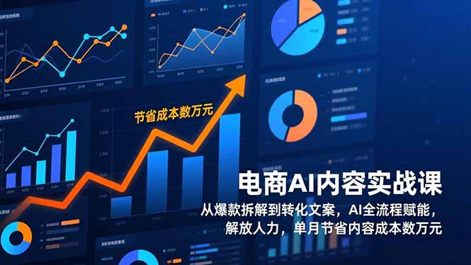 电商AI内容实战课，从爆款拆解到转化文案，AI全流程赋能，解放人力，单月节省内容成本数万元客创社区-专注互联网轻资产资源整合与分享客创社区-专注互联网轻资产资源整合与分享