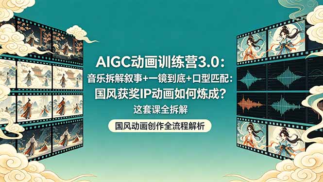 AIGC动画训练营3.0：音乐拆解叙事+一镜到底+口型匹配：国风获奖IP动画如何炼成？这套课全拆解创云资源分享 | 创云网创云网创 | 千项创云 | 千项笔记 | 闪电网创 | 资源站网创 | 网创干货基地 | 网创实战教程 | 网创项目大全 | 网创副业项目 | 网创引流技巧 | 网创变现玩法 | 网创零基础入门 | 网创暴利项目 | 网创蓝海项目 | 网创实操手册 | 网创资料合集 | 网创工具分享 | 网创课程资料 | 网创技术教程 | 网创运营攻略 | 网创赚钱秘籍 | 网创被动收入 | 网创轻资产创业 | 网创低成本项目 | 创云资源库 | 创云副业指南 | 创云创业项目 | 创云干货分享 | 创云实战玩法 | 创云引流脚本 | 创云变现教程 | 创云 AI 工具 | 创云无货源 | 创云 C 单玩法 | 闲鱼无货源教程 | 闲鱼倒卖项目 | 闲鱼虚拟产品 | 闲鱼引流技巧 | 闲鱼开店攻略 | 闲鱼爆款选品 | 闲鱼自动发货 | 闲鱼副业赚钱 | 闲鱼 C 单 2.0 | 闲鱼流量玩法 | 小红书起号教程 | 小红书变现玩法 | 小红书引流攻略 | 小红书爆款文案 | 小红书素材库 | 小红书运营技巧 | 小红书虚拟资源 | 小红书带货项目 | 小红书 AI 作图 | 小红书流量密码 | 淘宝无货源开店 | 淘宝蓝海选品 | 淘宝引流技巧 | 淘宝运营教程 | 淘宝虚拟产品 | 淘宝客变现 | 淘宝爆款打造 | 淘宝新店运营 | 淘宝 C 店玩法 | 淘宝副业项目 | AI 网创项目 | AI 变现教程 | AI 文案生成 | AI 作图赚钱 | AI 视频剪辑 | AI 工具合集 | AI 自动化运营 | AI 虚拟产品 | AI 副业赚钱 | AI 引流脚本 | C 单 2.0 教程 | C 单实战玩法 | C 单引流技巧 | C 单变现攻略 | C 单项目资料 | C 单零基础教学 | C 单暴利玩法 | C 单自动脚本 | C 单流量玩法 | C 单副业项目 | 无货源电商教程 | 无货源选品技巧 | 无货源开店攻略 | 无货源虚拟项目 | 无货源自动发货 | 无货源爆款玩法 | 无货源副业赚钱 | 无货源运营手册 | 无货源工具合集 | 无货源蓝海项目 | 虚拟资源项目 | 虚拟产品变现 | 虚拟资料合集 | 虚拟产品开店 | 虚拟资源引流 | 虚拟产品教程 | 虚拟资源倒卖 | 虚拟产品暴利 | 虚拟资源自动 | 虚拟副业项目 | 副业赚钱项目 | 副业零基础入门 | 副业实操教程 | 副业变现攻略 | 副业引流技巧 | 副业工具合集 | 副业资料大全 | 副业轻资产 | 副业被动收入 | 副业暴利玩法 | 网络创业项目 | 网络赚钱教程 | 网络引流技巧 | 网络变现玩法 | 网络运营攻略 | 网络干货基地 | 网络实战手册 | 网络工具分享 | 网络课程资料 | 网络蓝海项目 | 短视频变现 | 短视频引流 | 短视频教程 | 短视频素材库 | 短视频运营 | 短视频带货 | 短视频脚本 | 短视频爆款 | 短视频 AI 剪辑 | 短视频副业 | 自媒体变现 | 自媒体起号 | 自媒体运营 | 自媒体文案 | 自媒体素材 | 自媒体引流 | 自媒体教程 | 自媒体副业 | 自媒体工具 | 自媒体干货 | 电商运营教程 | 电商引流技巧 | 电商变现玩法 | 电商选品攻略 | 电商工具合集 | 电商开店教程 | 电商爆款打造 | 电商虚拟项目 | 电商副业赚钱 | 电商蓝海项目 | 引流技术教程 | 精准引流玩法 | 全自动引流 | 私域引流技巧 | 社群引流攻略 | 短视频引流 | 图文引流教程 | 引流脚本合集 | 引流干货基地 | 引流实战玩法 | 变现技巧大全 | 变现项目合集 | 变现实操教程 | 变现工具分享 | 变现攻略手册 | 暴利变现玩法 | 被动变现项目 | 轻资产变现 | 虚拟变现教程 | 副业变现秘籍 | 千像网创资源 | 千像副业教程 | 千像引流干货 | 闪电网创项目 | 闪电变现玩法 | 闪电副业赚钱 | 资源站网创库 | 资源站副业集 | 资源站引流技 | 资源站变现法创云网创