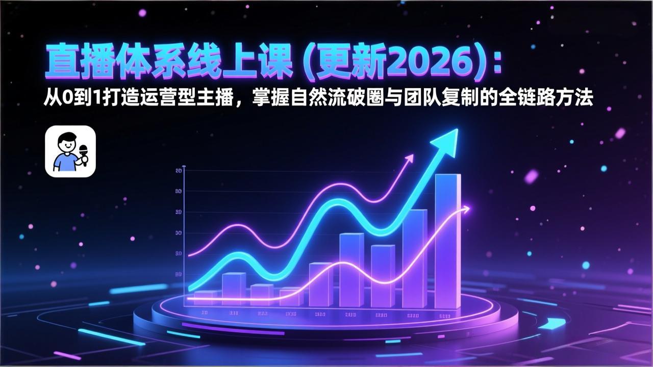 直播体系线上课(更新2026客创社区-专注互联网轻资产资源整合与分享客创社区-专注互联网轻资产资源整合与分享