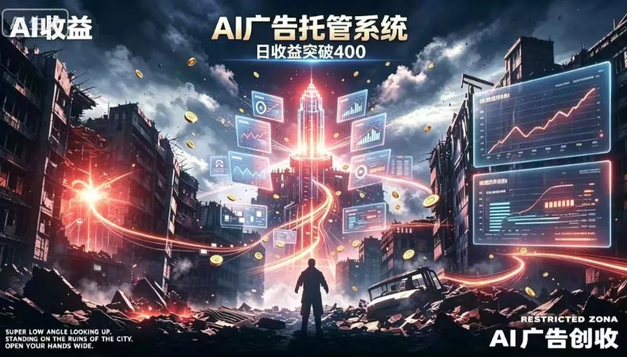 AI智能广告，全自动化运行，单日可达400+，小白新手0基础上手【揭秘】星享资源网星享资源网