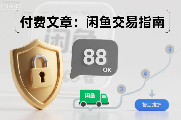 付费文章：闲鱼交易指南，怎么才能降低被坑被马扁的概率-麦子社区