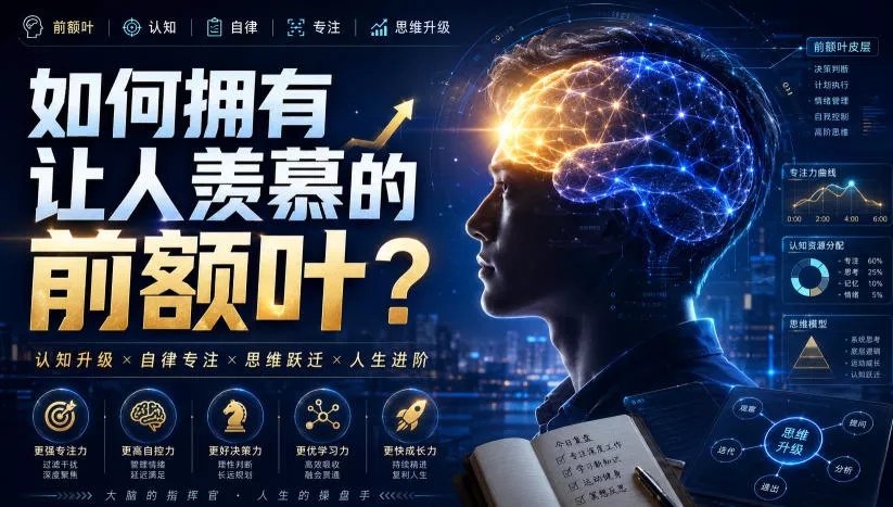 付费文：如何拥有让人羡慕的前额叶？星享资源网星享资源网