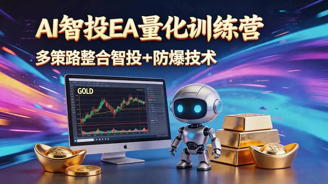 AI智投EA量化运营技术，自动化黄金操盘技术，小白也可以轻松上手日入1000+客创社区-专注互联网轻资产资源整合与分享客创社区-专注互联网轻资产资源整合与分享