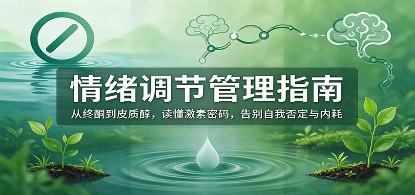 情绪调节管理指南：从睾酮到皮质醇，读懂激素密码，告别自我否定与内耗客创社区-专注互联网轻资产资源整合与分享客创社区-专注互联网轻资产资源整合与分享