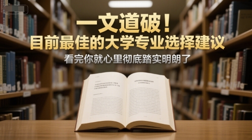付费文章：一文道破！目前最佳的大学专业选择建议，看完你就心里彻底踏实明朗了-客创社 - 专注互联网轻资产创业及网络项目资源整合与分享客创社-免费且强大的项目分享网站！