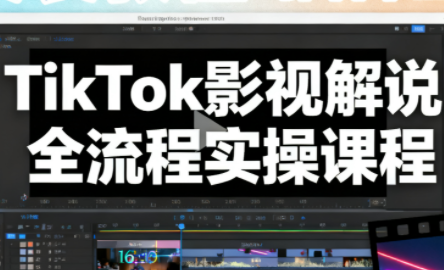 凌帧·TikTok影视解说全流程实操-想要创业网