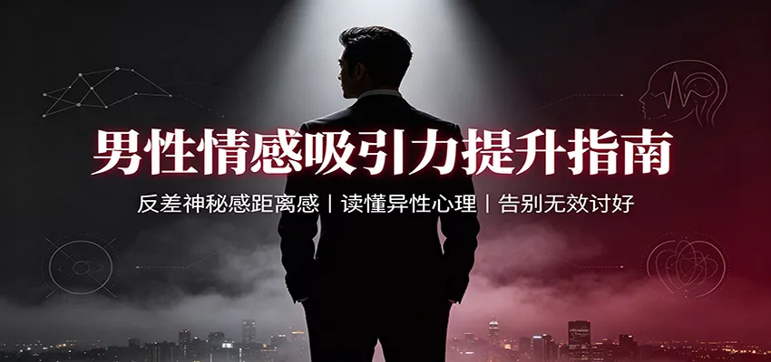男性情感吸引力提升指南：反差神秘感距离感，读懂异性心理，告别无效讨好星享资源网星享资源网