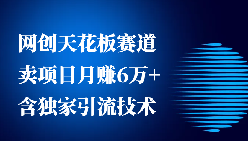 网创天花板赛道，卖项目月赚6万+，含独家引流技术(共26节课)客创社 - 专注互联网轻资产创业及网络项目资源整合与分享客创社 - 专注互联网轻资产创业及网络项目资源整合与分享