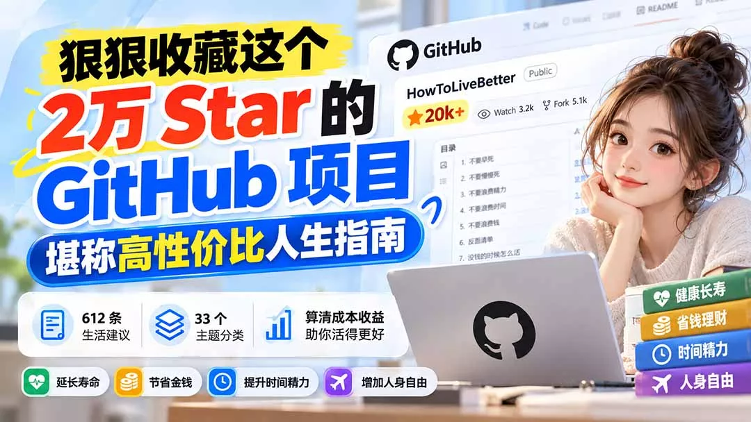 狠狠收藏这个 2 万 Star 的 GitHub 项目，堪称高性