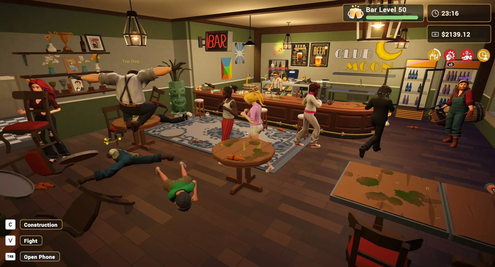 酒吧大乱斗：合作经营模拟器/Barfender: CO-OP Bar Simulator 新游发布客创社区-专注互联网轻资产资源整合与分享客创社区-专注互联网轻资产资源整合与分享