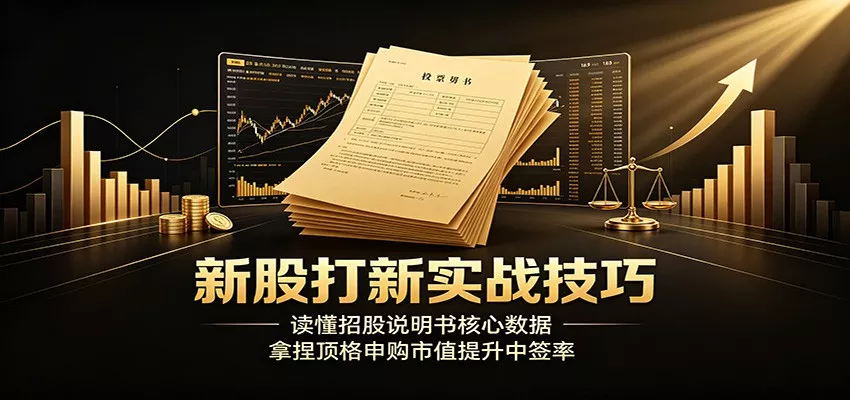 新股打新实战技巧:读懂招股说明书核心数据,拿捏顶格申购市值提升中签率星享资源网星享资源网